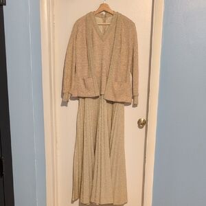 Elegant Gold Two-Piece Set